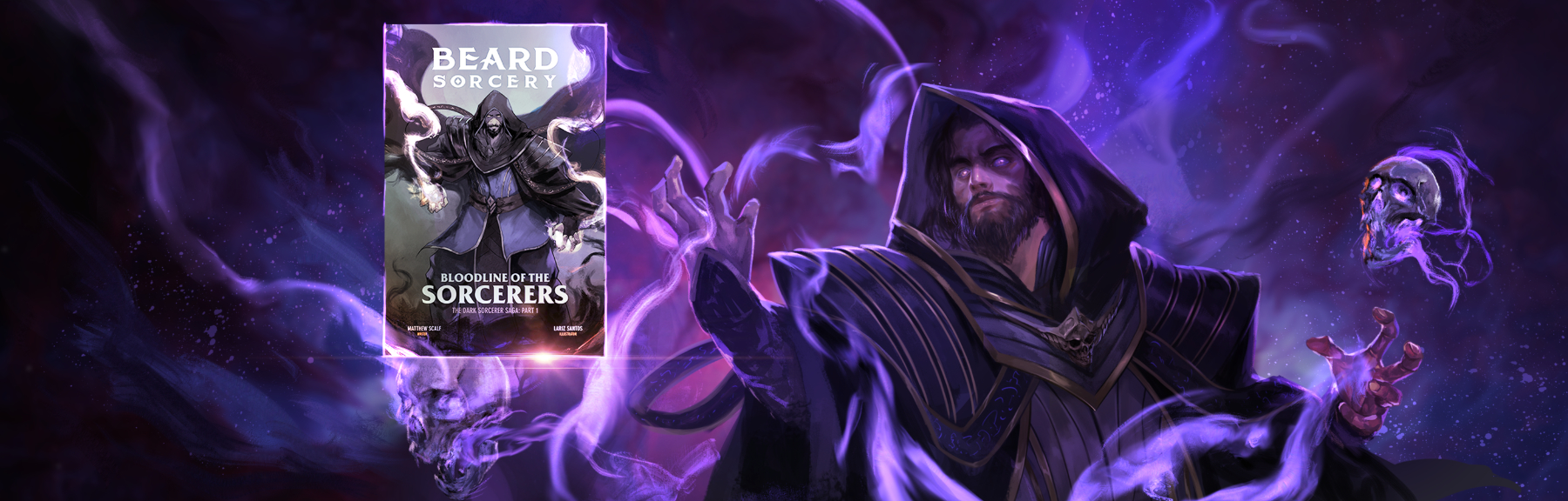 Bloodline of the Sorcerers graphic novel cover art
