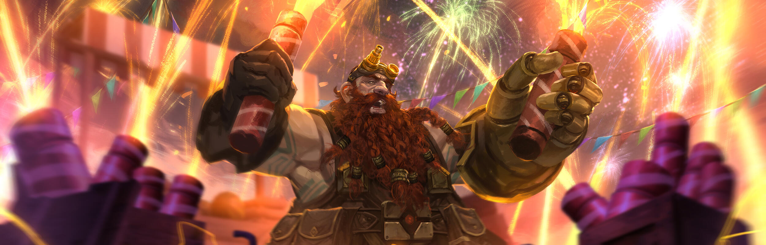 Beard Sorcery Dwarven Artificer Fireworks Display