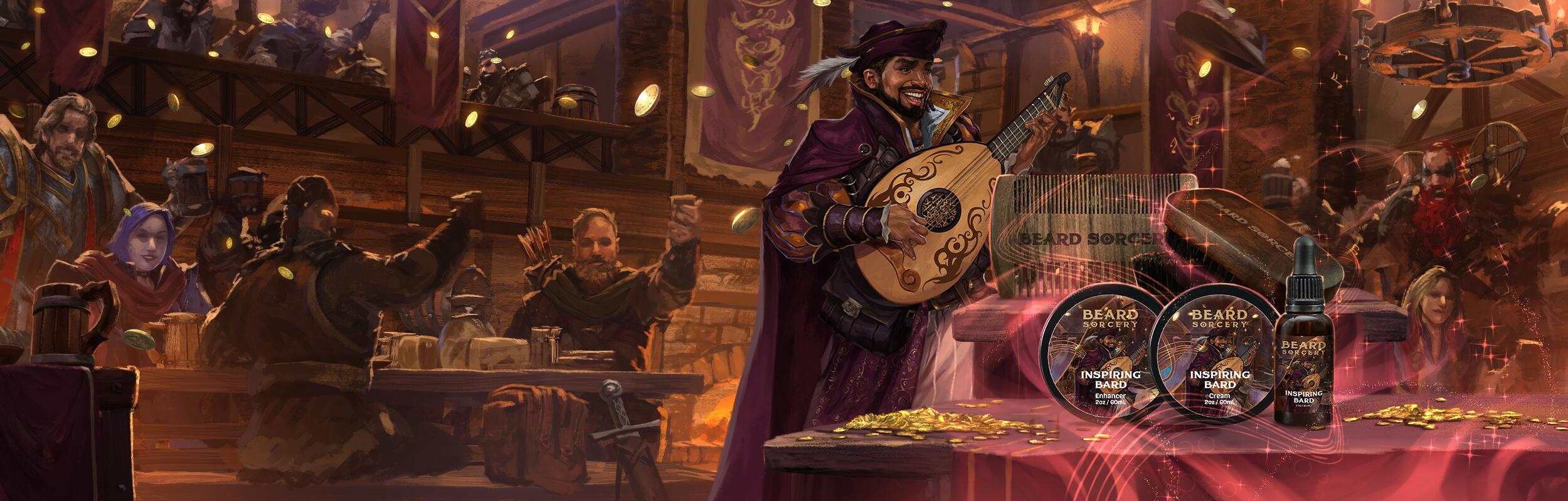 Inspiring Bard Beard Journeyman Kit