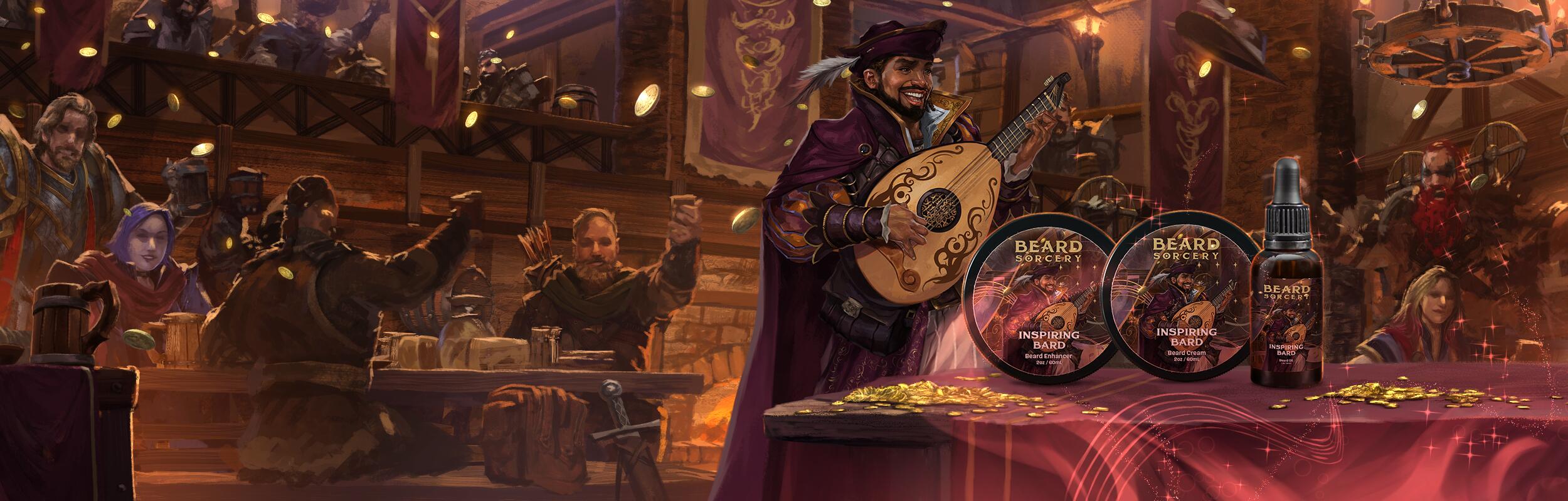 Inspiring Bard Beard Journeyman Kit